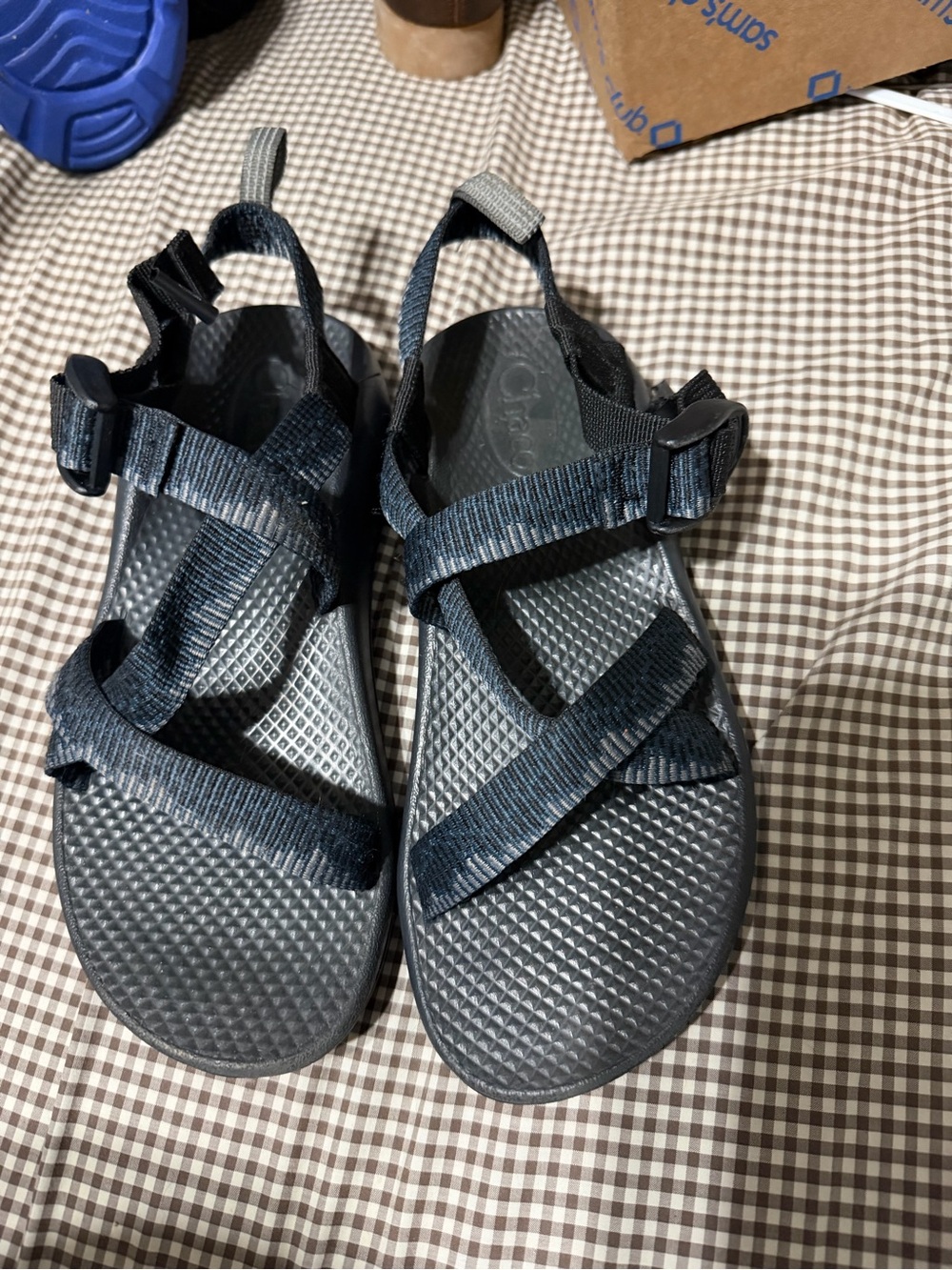 Kids Adjustable Blue/ Gray Chacos